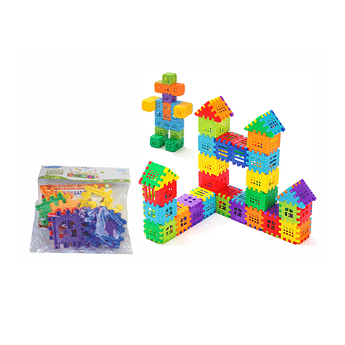 JUGUETE DE BLOQUES PARA CONSTRUIR CON 1 PZ O CAJA CON 72 PZS