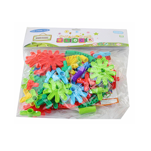 JUGUETE DE BLOQUES EN FORMA DE FLOR CON 1 PZ O CAJA CON 72 PZS