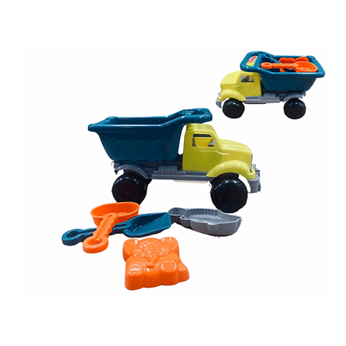 CAMION VOLTEO CON ACCESORIOS PLAYEROS CON 1 PZ O CAJA CON 72 PZS