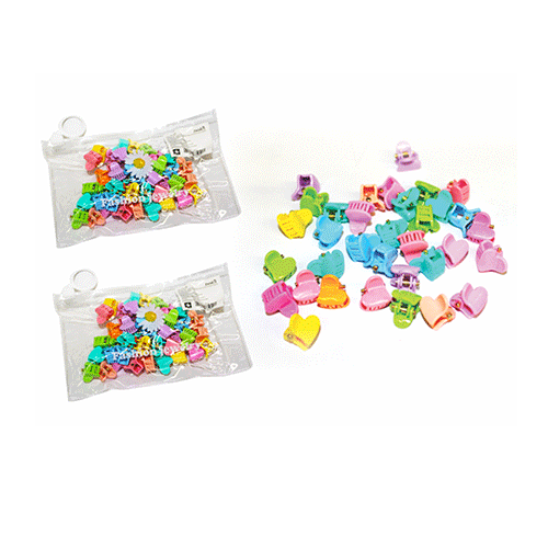 ZB-0260 PINZAS MINI PARA CABELLO CON 1 PZ O CAJA CON 720 PZS