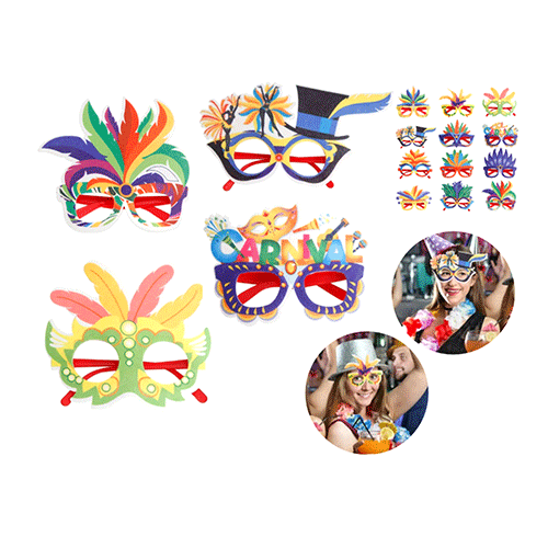 ANTIFAZ DE CARNAVAL CON 1 PZ O CAJA CON 720 PZS