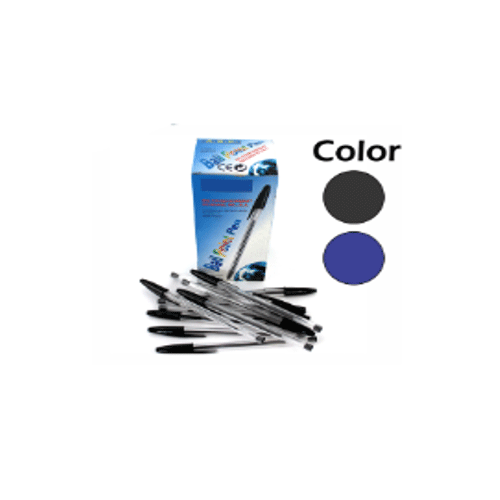 PAQUETE CON 50 PZS PLUMAS AZUL/NEGRA O CAJA CON 80 PZS