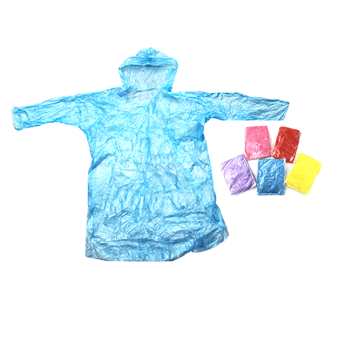 IMPERMEABLE DE 120 X 80 CM CON 1 PZ O CAJA CON 800 PZS