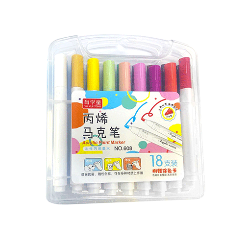 ZP-0944 ESTUCHE DE PLUMINES 18 PZS CON 1 PQT O CAJA CON 96 PQTS