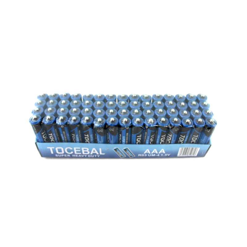 PAQUETE DE 4 PILAS TOCEBALL AAA CON 15 PZS O CAJA CON 36 PQTS