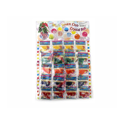 PAQUETE DE BOLITAS DE HIDROGEL CON 20 PZS O CAJA CON 200 PQTS