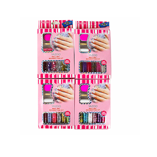 KIT PARA DECORAR UÑAS, CON 12 PZS, O CAJA CON 60 PQTS