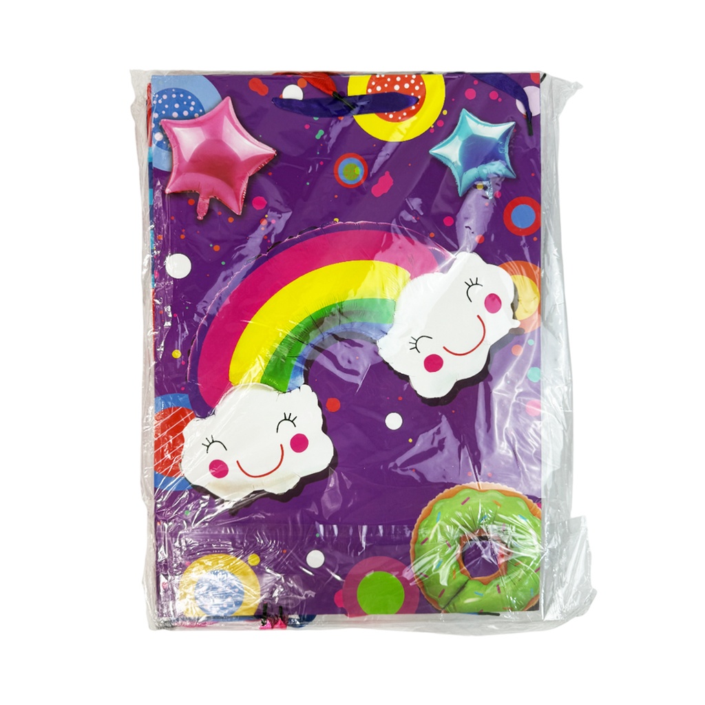 ZFI-0126 BOLSA DE REGALO INFANTIL 30X42X12 CM CON 12 PZ O CAJA CON 30 PQTS