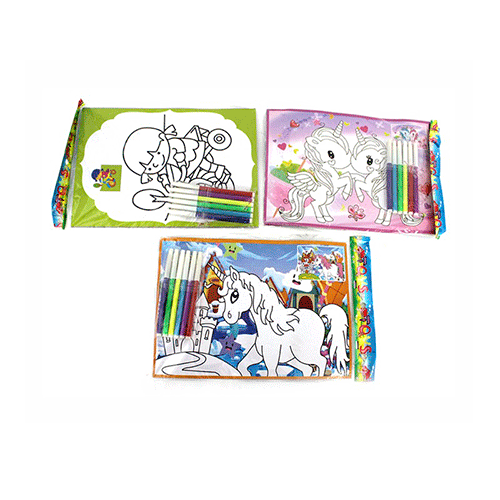DIBUJO C/PLUMIN, CON 10 PZS, O CAJA CON 100 PQTS