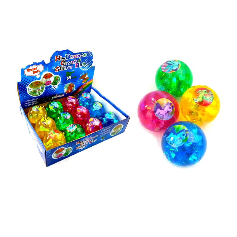 ZJ-0660 PELOTA COLGANTE C/LUZ 6.5 CM, CON 12 PZS, O CAJA CON 12 PQTS