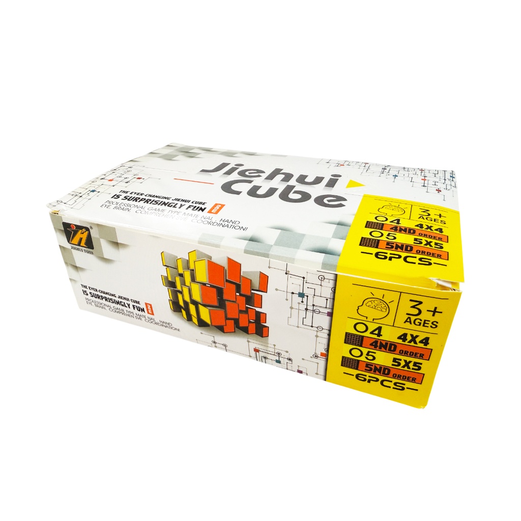 ZJ-1430 CUBO MAGNETICO CON ENGRANES CON 6 PZ POR PAQUETE O CAJA 48 PQTS