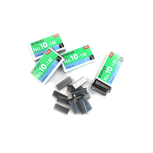 ZP-0619 GRAPAS NO. 10 PARA ENGRAPADORA MINI, CON 20 PZS, O CAJA CON 50 PQTS