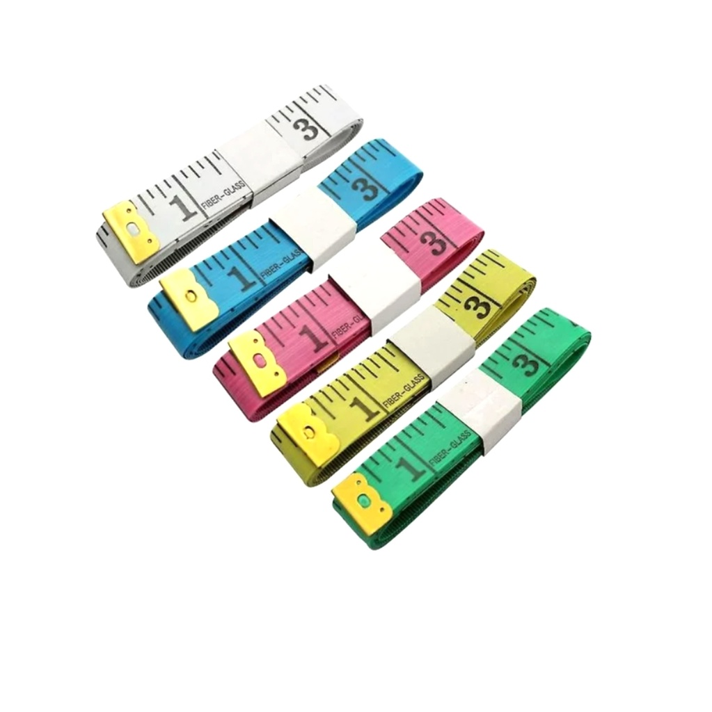 12 CINTA PARA MEDIR CON 6 COLORES O CAJA CON 120 PQTS