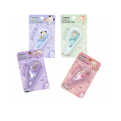 ZP-1571 CORRECTOR EN CINTA CON 4 COLORES O CAJA CON 576 PQTS