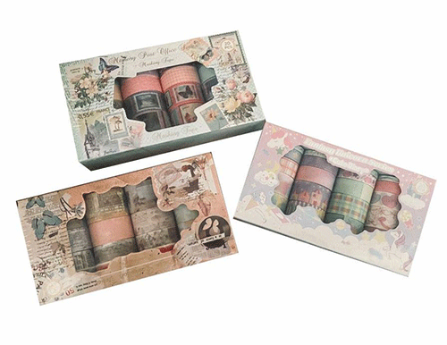 ZP-1656 SET 20 PZS CINTA DECORATIVA CON 1 PQT O CAJA CON 240 PQTS