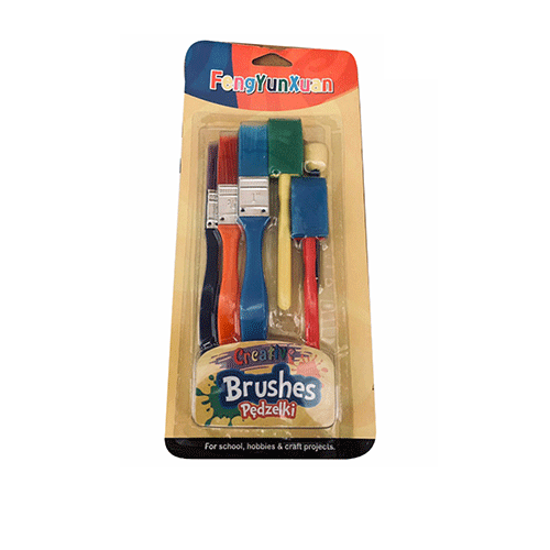 JUEGO 6 PZS BROCHAS CON 1 PQT O CAJA CON 240 PQTS