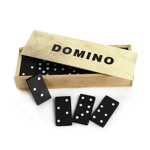 ZJ-0021 DOMINO DE MADERA, CON 1 PZ O CAJA CON 200 PZS