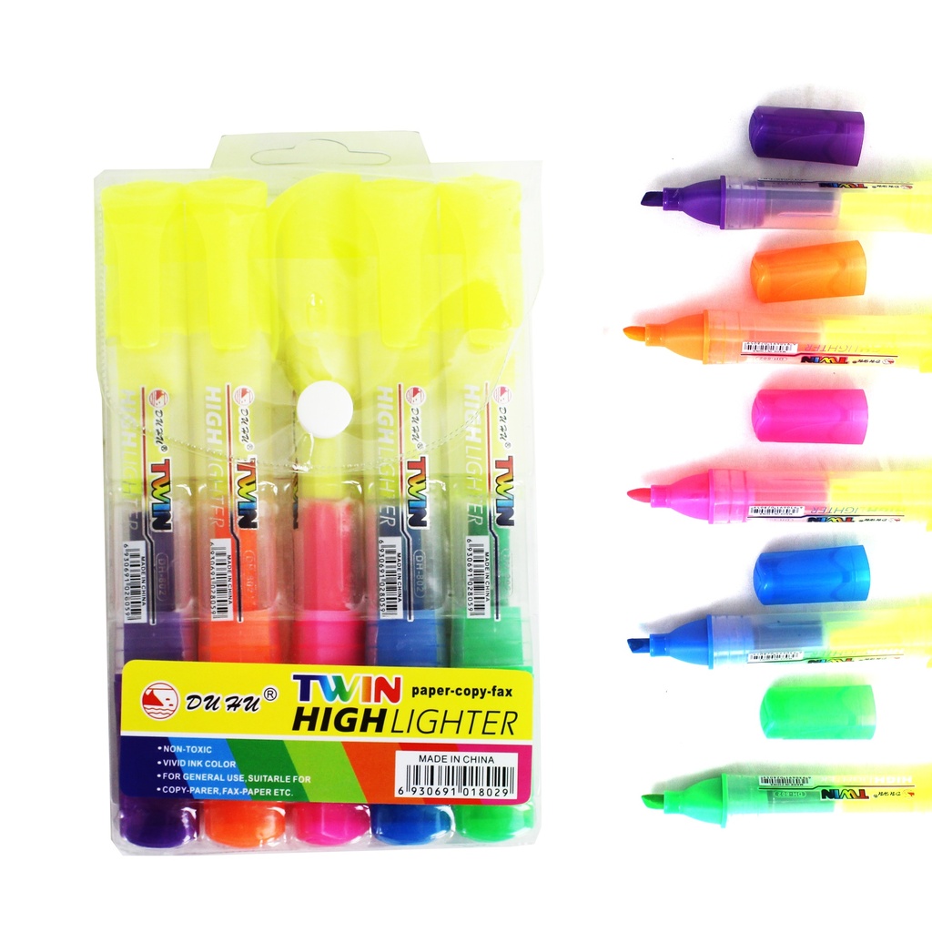 ZP-1225 MARCATEXTOS BICOLOR CON 1 PZ O CAJA CON 240 PZS
