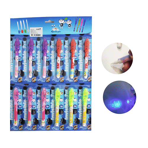 ZP-1260 PLUMA DE TINTA INVISIBLE, CON 12 PZS O CAJA CON 120 PQTS