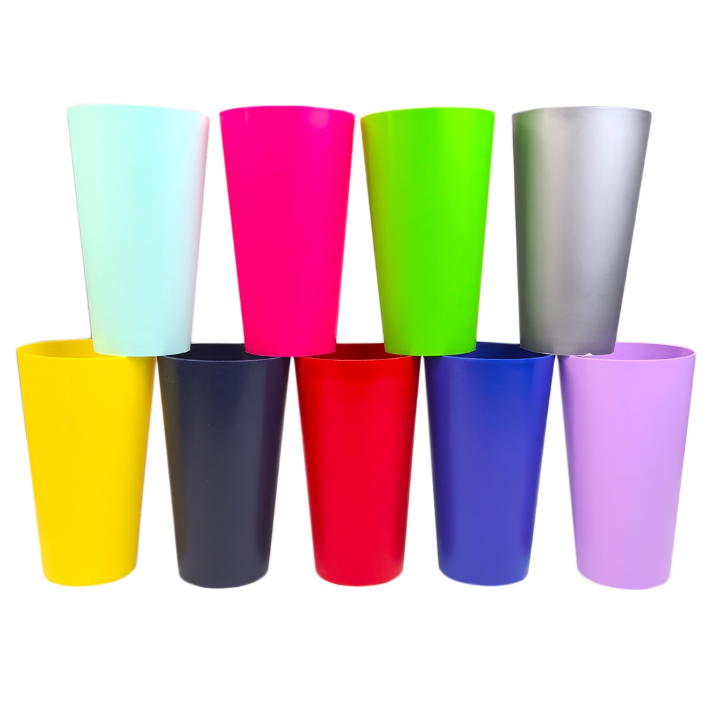 VASO JUMBO COLORES, CON 1 PZ O CAJA CON 270 PZS