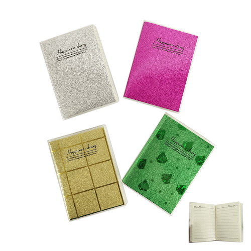 MINI LIBRETA DE RAYA DE 11 X 8 CM DE VARIOS COLORES CON 1 PZ O CAJA CON 500 PZS 