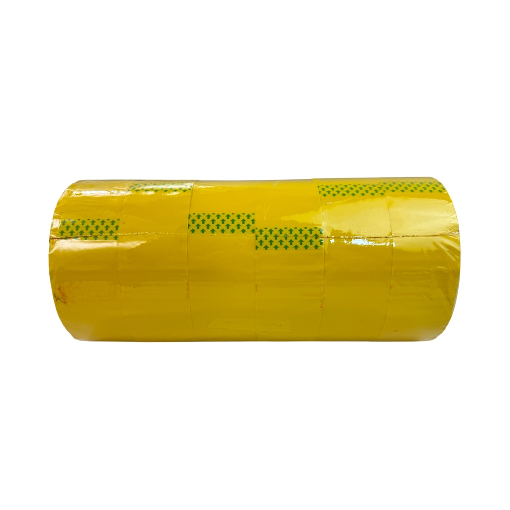 CINTA PARA EMPAQUE AMARILLA DE 150M*4.5CM, CON 1 ROLLO O CAJA CON 36 PZS 