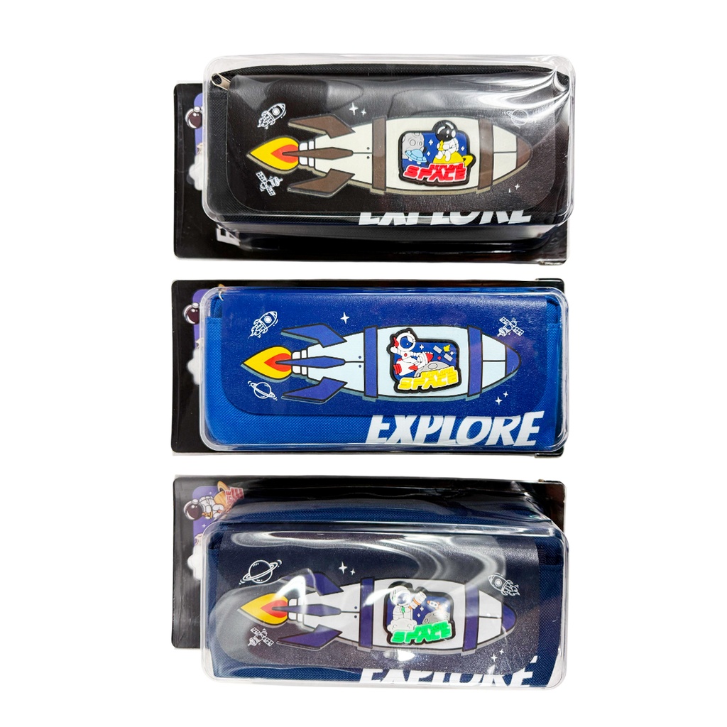LAPICERA CON ESTAMPADO DE NAVE Y LETRAS DE EXPLORE DE 22 X 7 X 9 CM CON 1 PZ O CAJA CON 144 PZS 