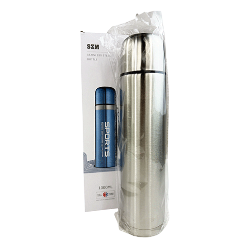 THERMO ACERO INOXIDABLE 1000 ML CON 1 PZ O CAJA CON 40 PZS