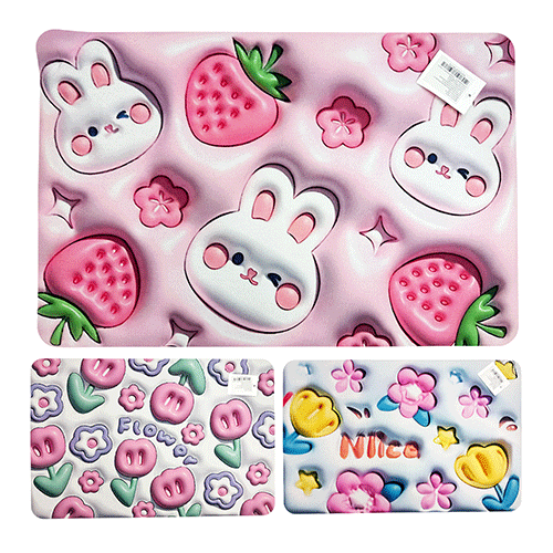 TAPETE DE HOGAR CON DISEÑO, CON 1 PZ O CAJA CON 50 PZS
