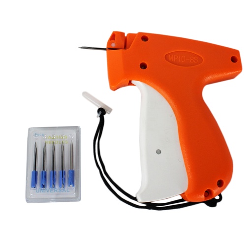 PISTOLA MANUAL PARA COLOCAR ETIQUETAS CON PUNTAS INTERCAMBIABLES CON 1 PZ O CAJA CON 100 PZS