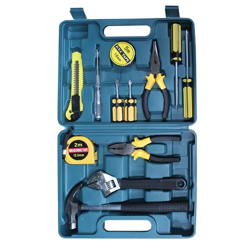 KIT ESTUCHE PORTÁTIL CON 12 HERRAMIENTAS CON 1 PZ O CAJA CON 12 PZS