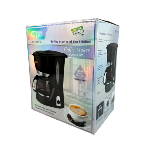 CAFETERA CON 1 PZ O CAJA CON 12 PIEZAS.
