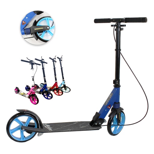 SCOOTER CON AMORTIGUADOR 2 RUEDAS, CON 1 PZ O CAJA CON 4 PZS