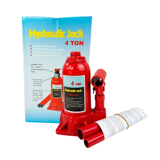 ZF-0284 GATO HIDRAULICO 4 TONELADAS CON 1 PZ O CAJA CON 5 PZS